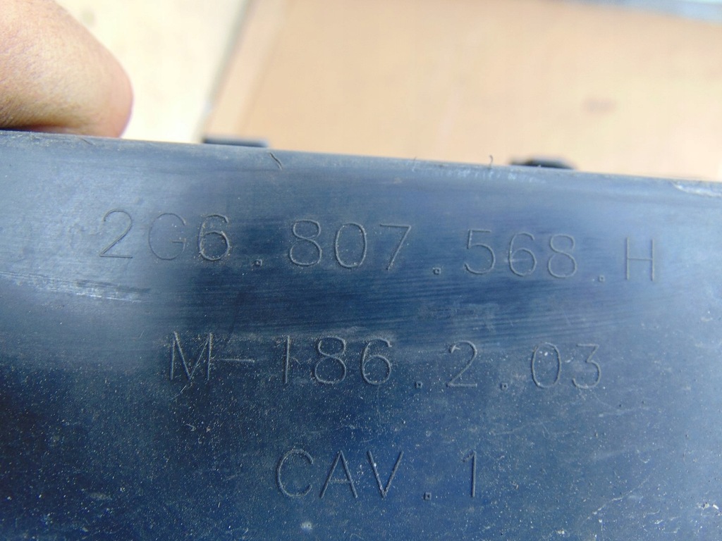 фото №10, Накладка бампера задняя спойлер vw polo vi 2g 2g6807568h