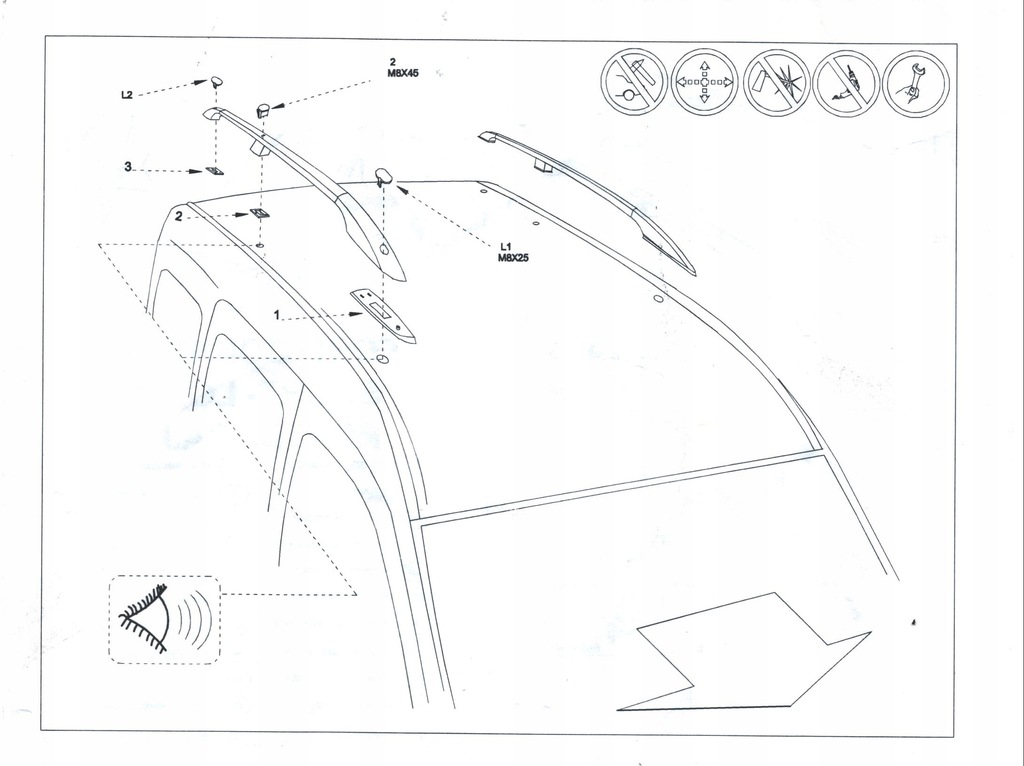 фото №5, Рейлинги кровельные ford connect 2003-