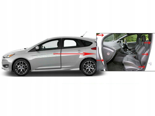 фото №5, Прокладка притвор дверь перед do ford focus mk3