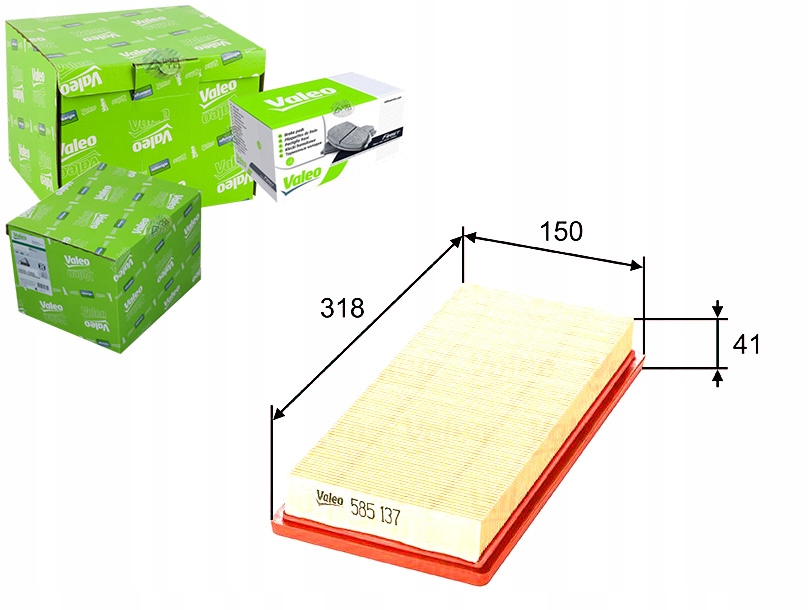 фото №10, Valeo 585137 фільтр повітря