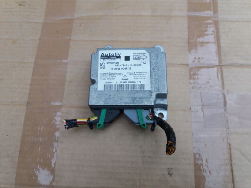 фото №1, Модуль датчик подушка безпеки 9659531880 peugeot 607 lift