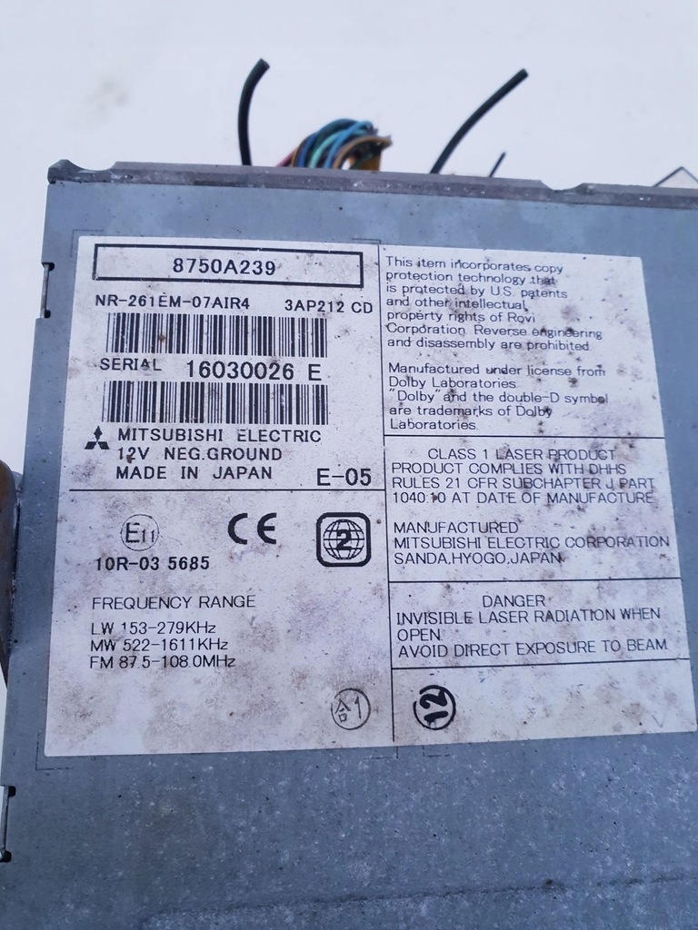 фото №9, Mitsubishi asx радіо навігація 8750a239