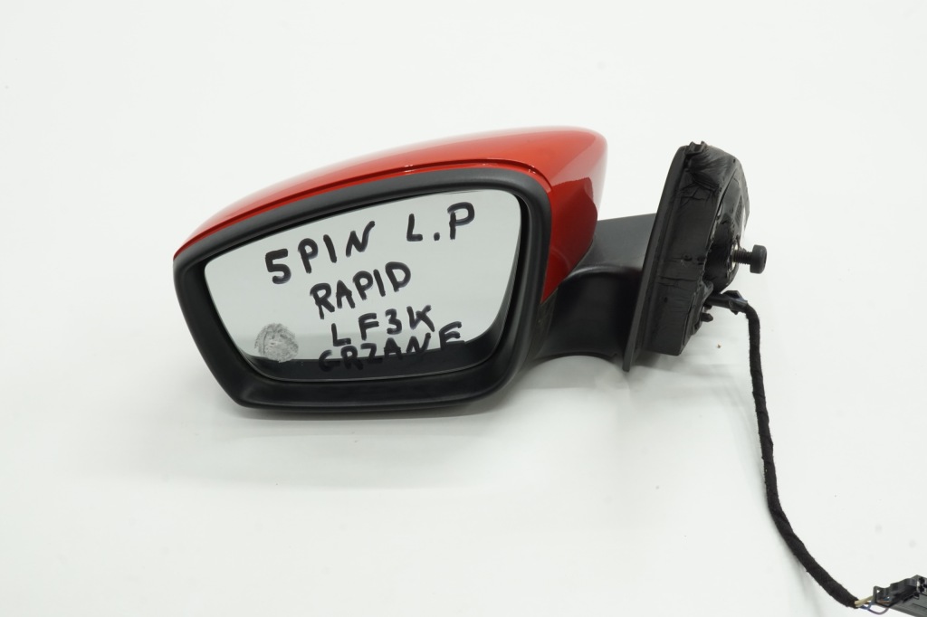 фото №5, Skoda rapid spaceback 13r дзеркало ліва 5pin lf3k anglik uk