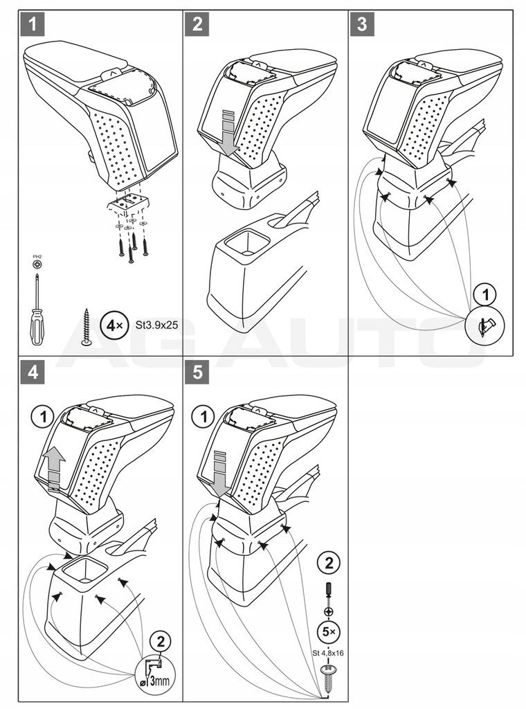 фото №7, Подлокотник с адаптер do suzuki swift, 2005-2010, arm2-black