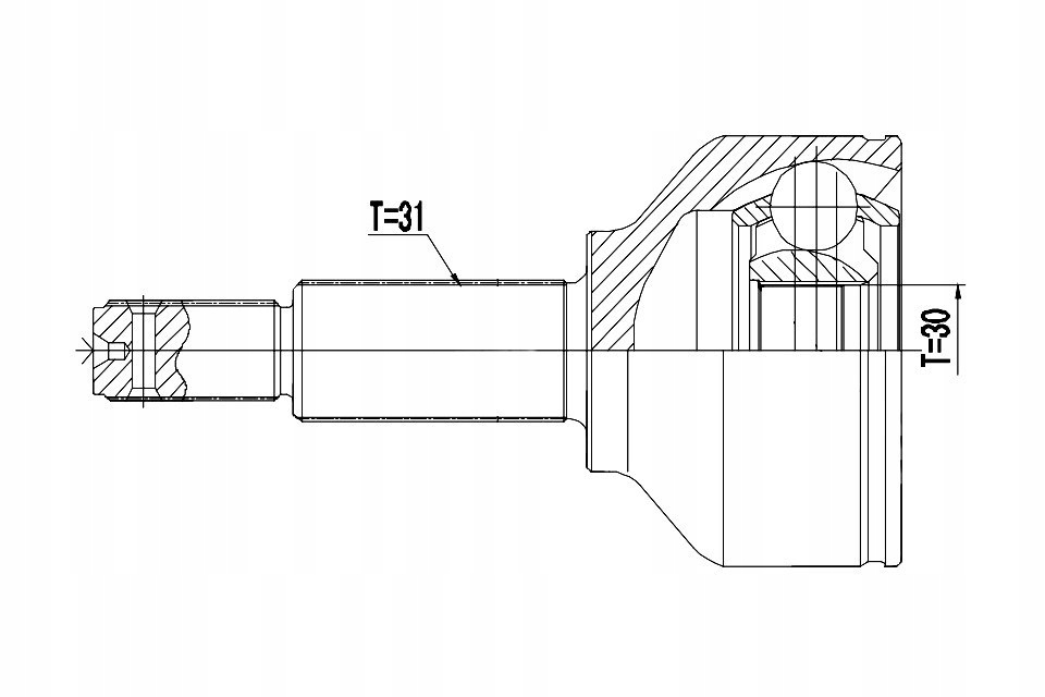 фото №2, Шарнир наружный ford transit custom 2.2tdci 13-