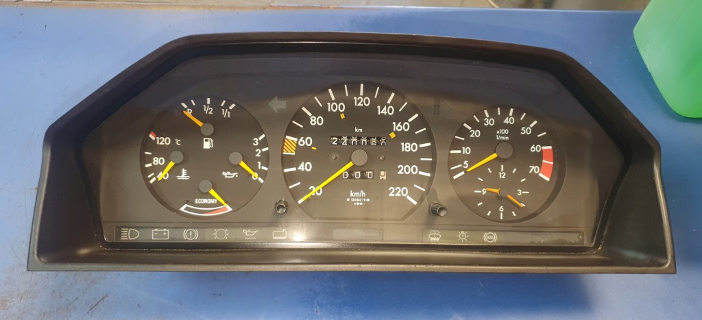 фото №1, Счетчик приборная панель mercedes 1245427606