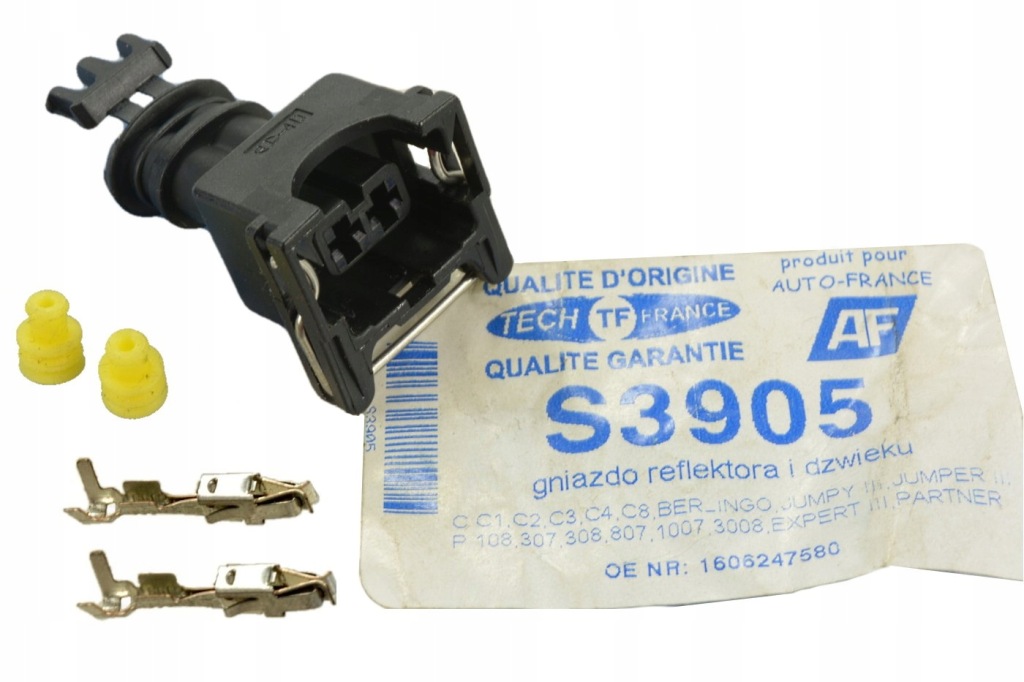 фото №1, Колодка штекер сигнал сигнала фара лампы citroen peugeot