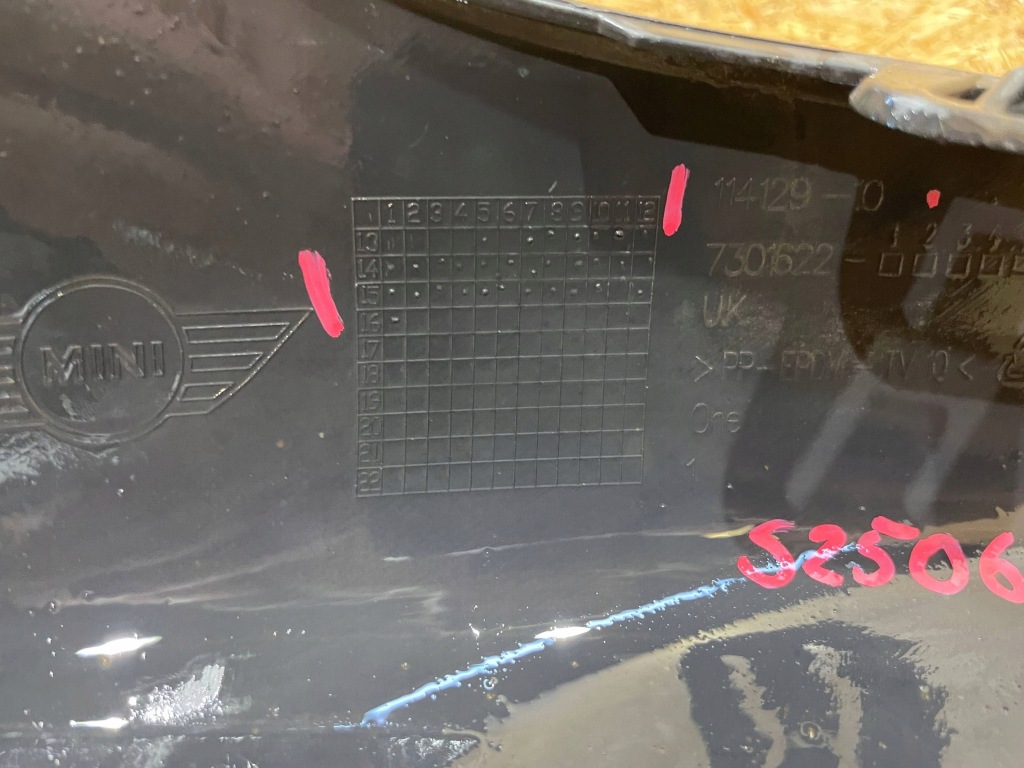 Mini cooper iii 3 f55 f56 14-24 спойлер молдинг накладка бампера перед Доставка