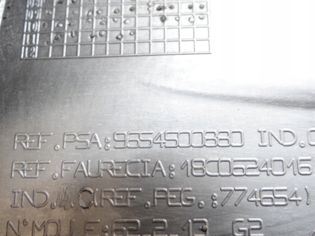 фото №6, Citroen c4 grand picasso i направляющая бампера левый задний задняя 9654500880