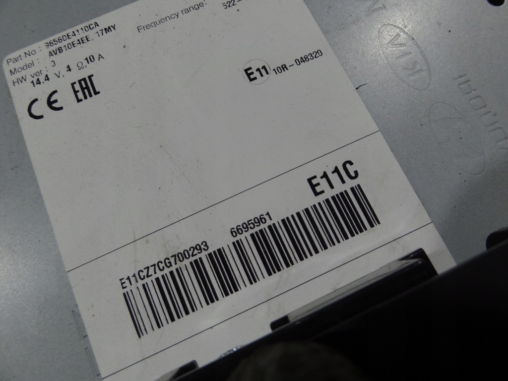 фото №7, Kia soul ii 2016 ev радио навигация экран рамка europa 96560e4110 оригинал