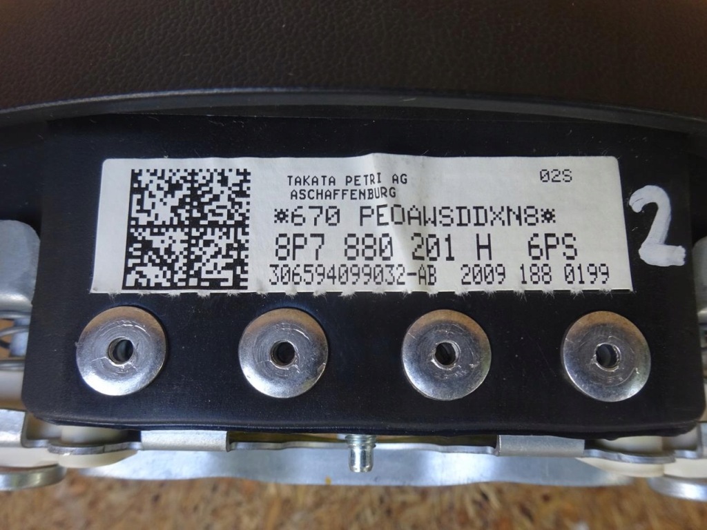 фото №8, Audi a3 8p cabrio lift подушка безпеки подушка повітряна водія 8p7880201h