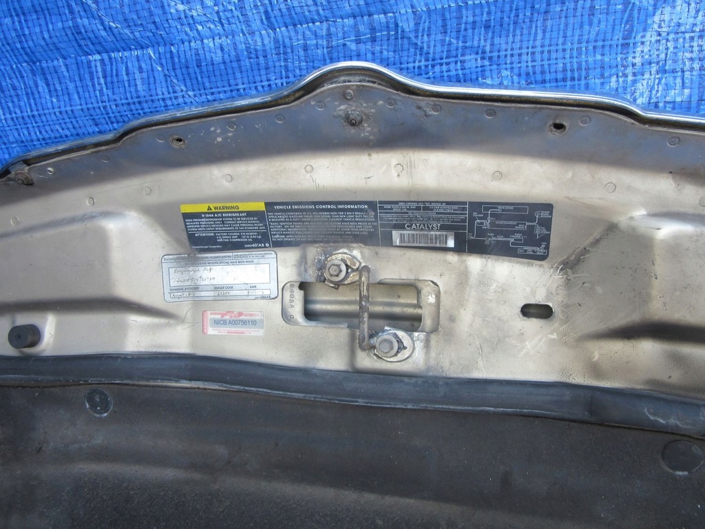 фото №12, Chrysler pacifica i 2005 капот шумоізоляція решітка радіатора