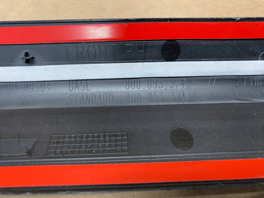 Audi q3 8u0 молдинг на порог передняя правый  новая ory Цена