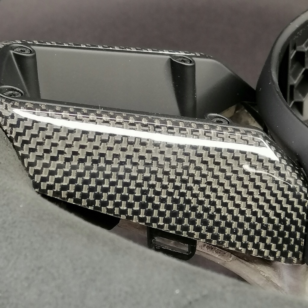 фото №6, Porsche 992 macan taycan panamera cayenne воздуховод карбон race-tex 36cm