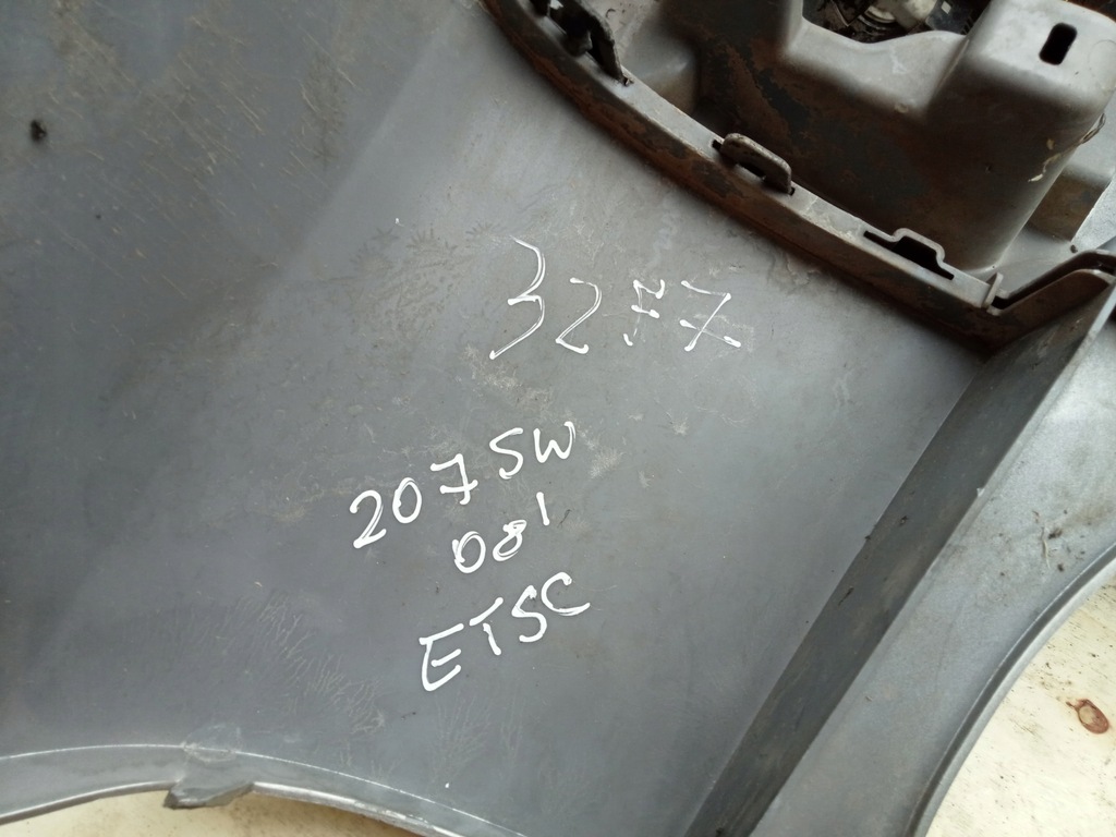 фото №16, Бампер задня задній pdc peugeot 207 -09 sw kombi outdoor etsc датчики джгут