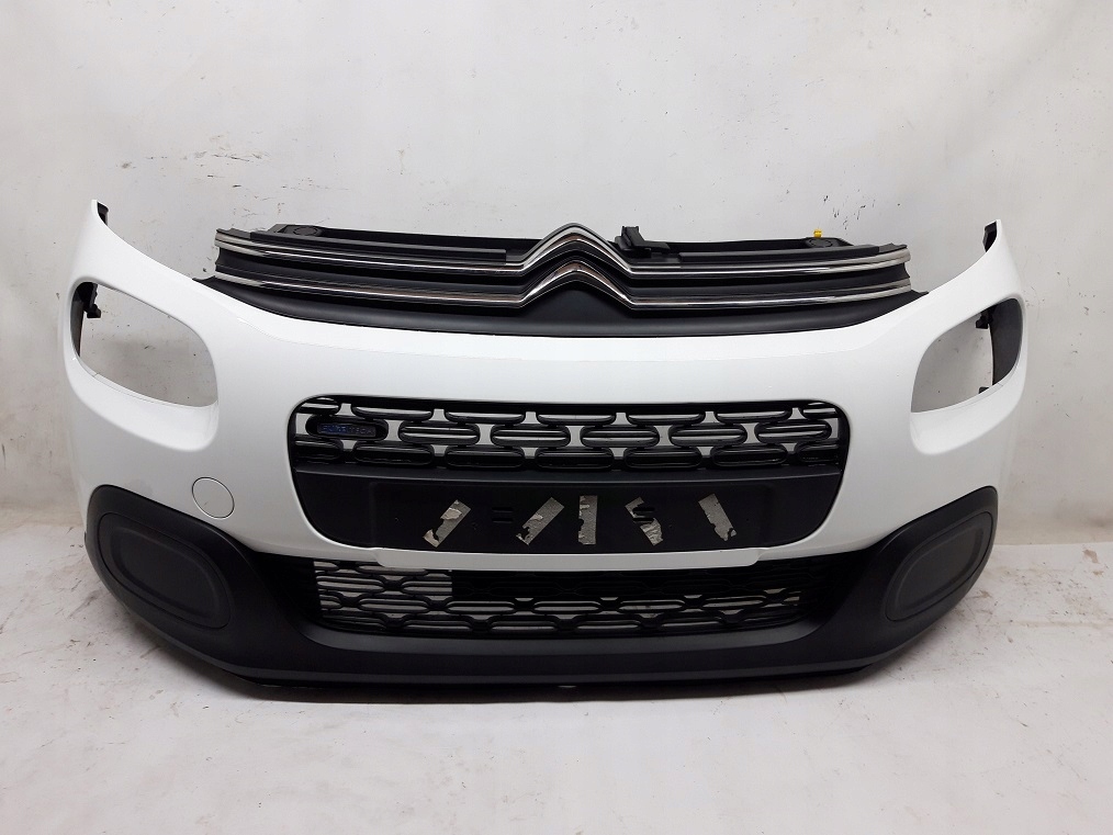 фото №1, Citroen c3 iii 2016-20 бампер передній ewpb білий
