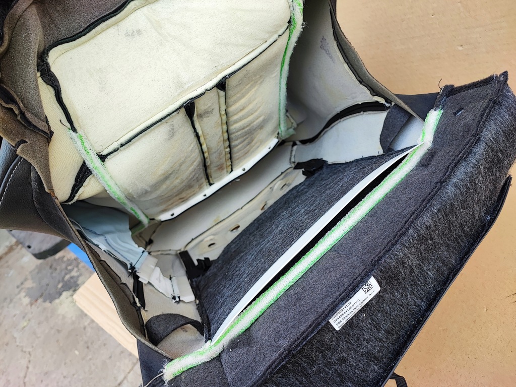 фото №10, Kuga mk2 спинка сидіння правого шкіра сидіння правий