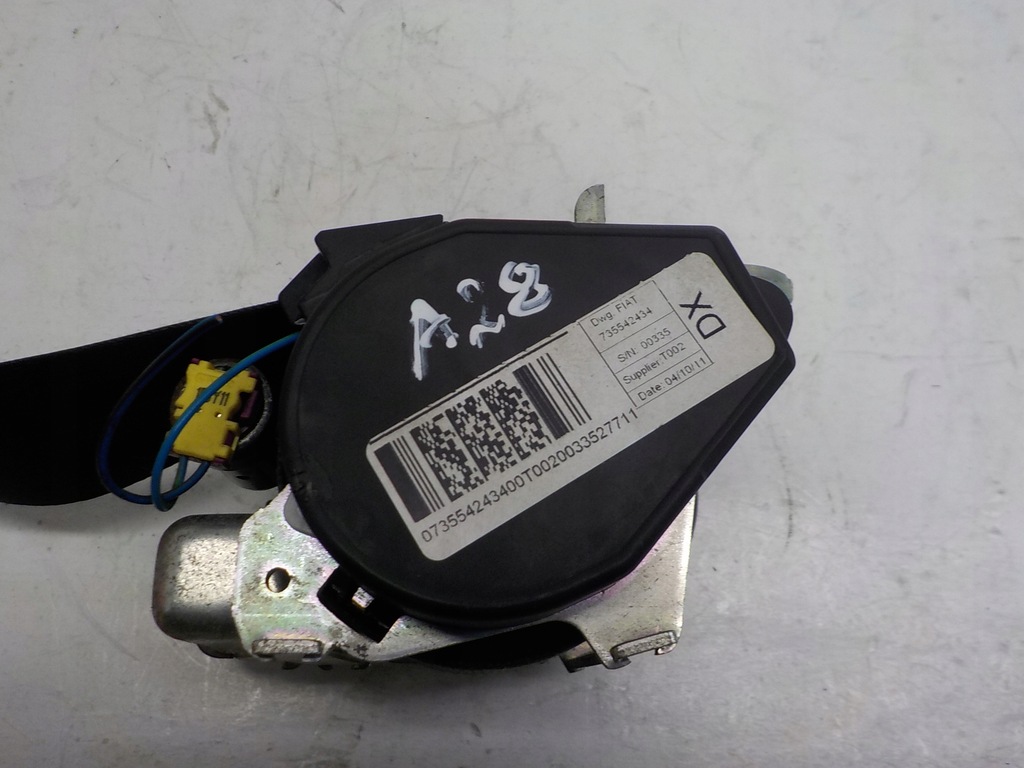 фото №14, Fiat doblo ii pas безопасности натяжитель 735542434