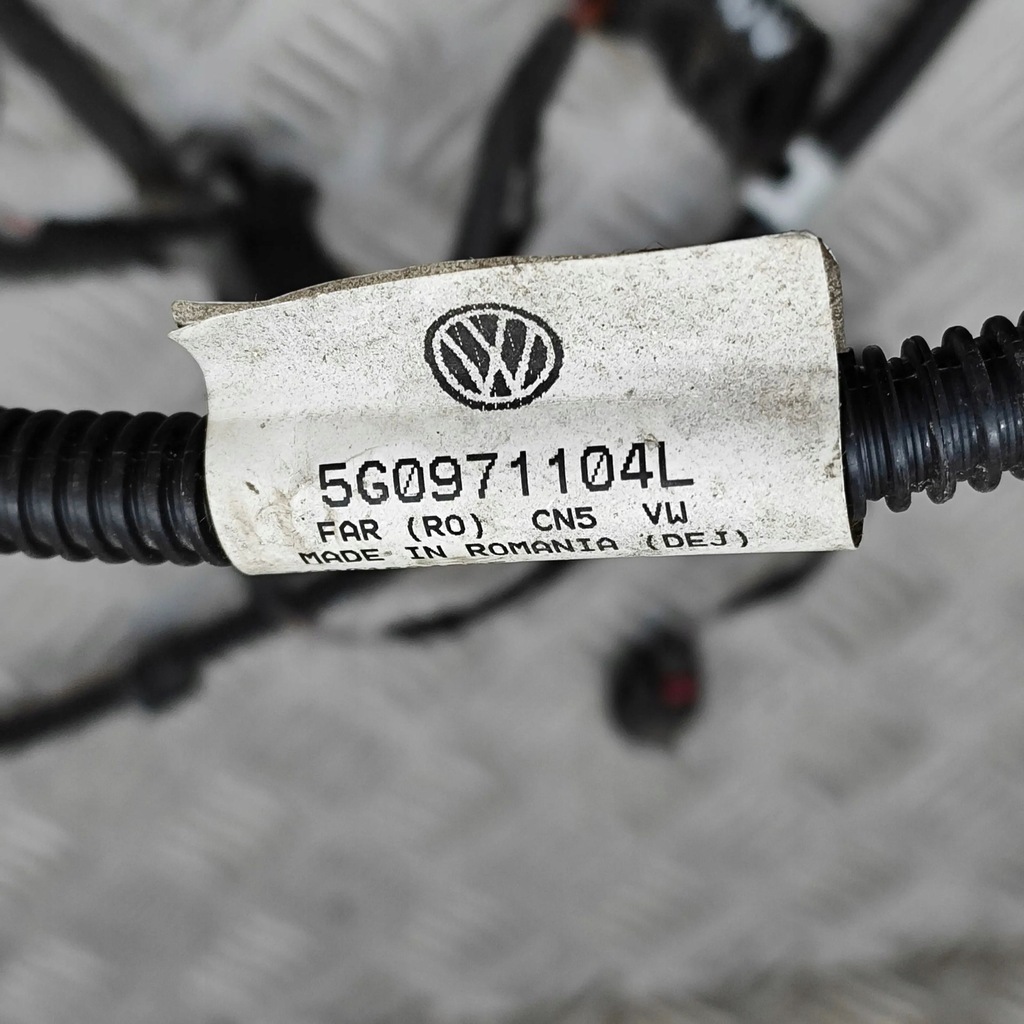 фото №6, Volkswagen golf vii 2016 жгут трубопровод датчика парковки pdc