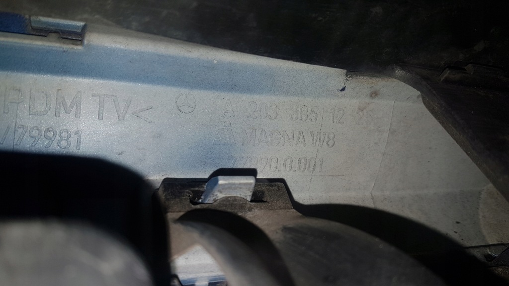 Бампер задні задній mercedes w203 sport купе 345 Оригінал