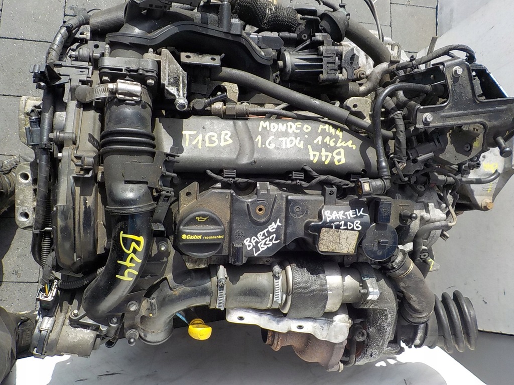 фото №11, Ford mondeo mk4 13r 1.6 tdci 116km двигатель t1bb kompletny film