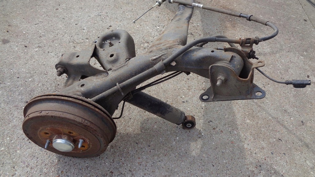 фото №8, Балка задняя oś подвеска fiat panda 3 iii 2x4 trekking cng 2012-