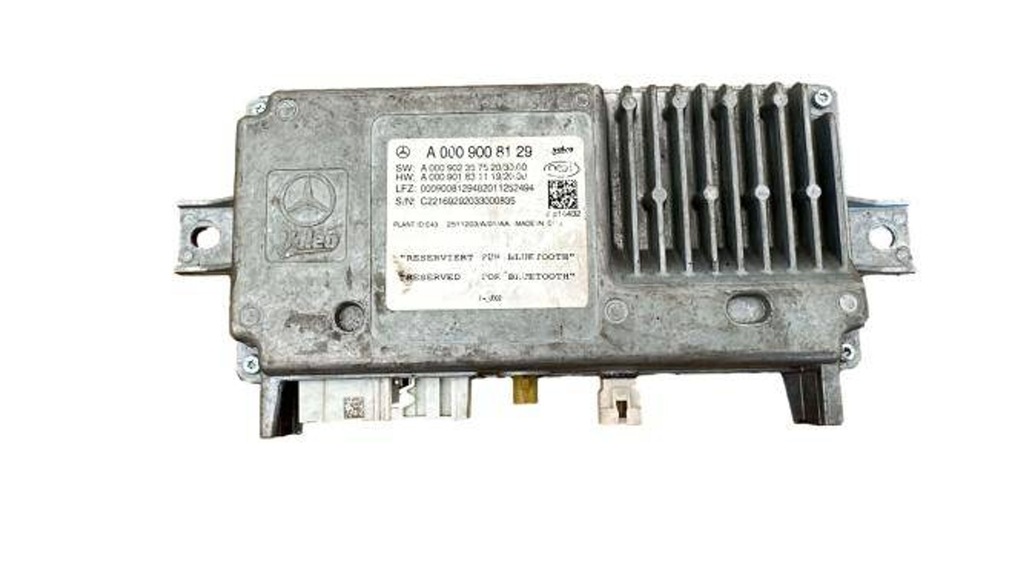 фото №1, Mercedes модуль блок керування bluetooth a0009008129