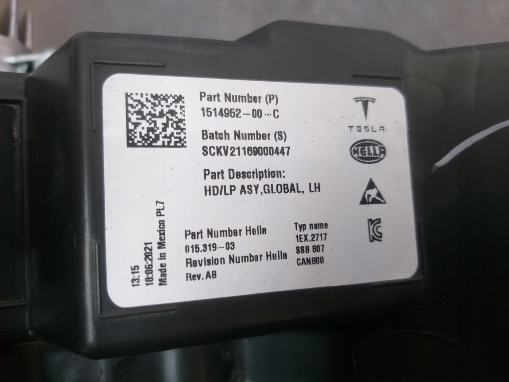 фото №12, Лампа лампы перед tesla iii 3 lift full led