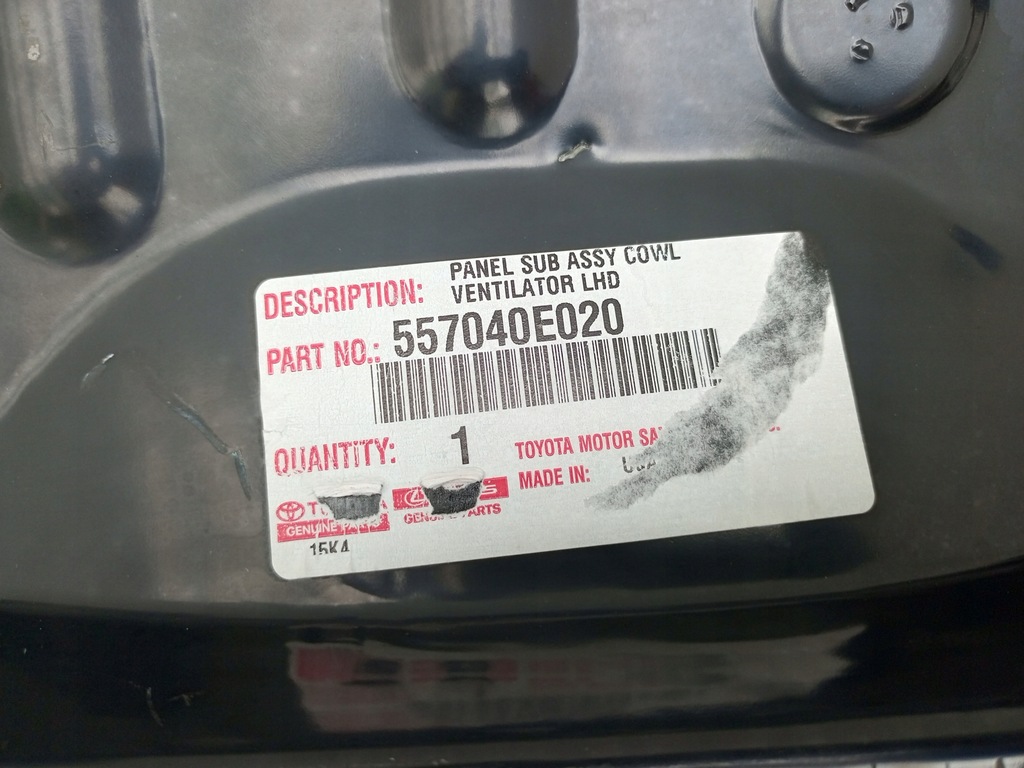 фото №8, Toyota highlander 2019- pas задняя задний обшивка усилитель 557040e020