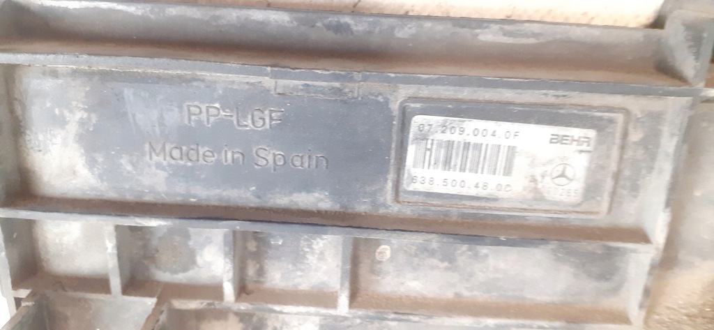 фото №6, Mercedes w169 вентилятор радиатора 6385004800