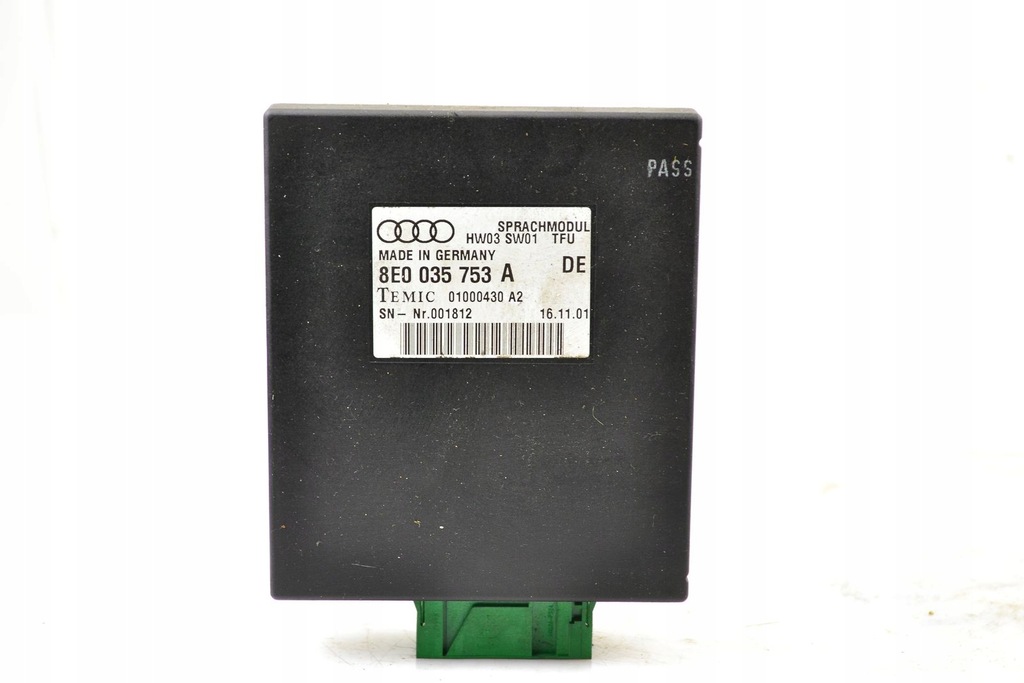 фото №1, Audi a4 b6 b7 модуль блок управления голосовой 8e0035753a