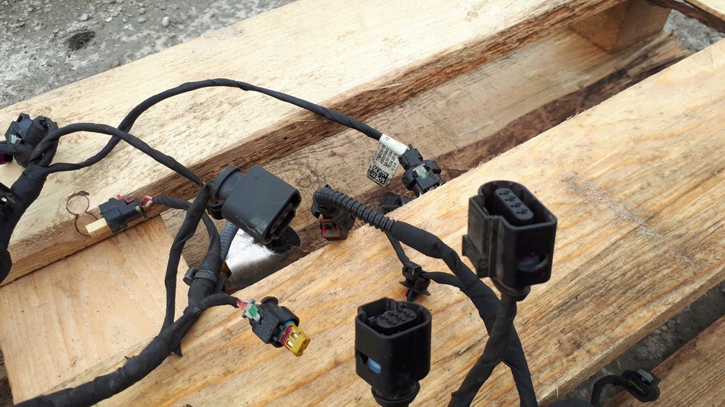 фото №12, S4 b9 a4 8w электропроводка жгут двигателя 3.0 tfsi s5