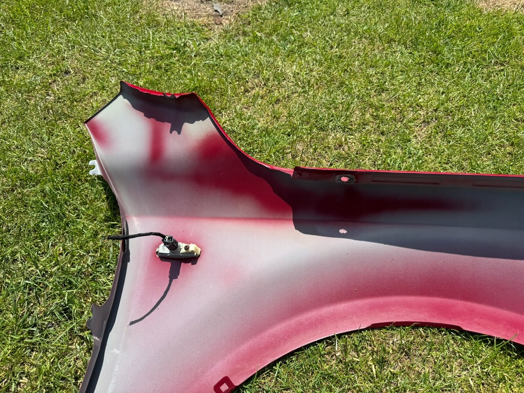 фото №14, Крыло левый передний перед красный kia ceed i 1 06- лак: hr 90um