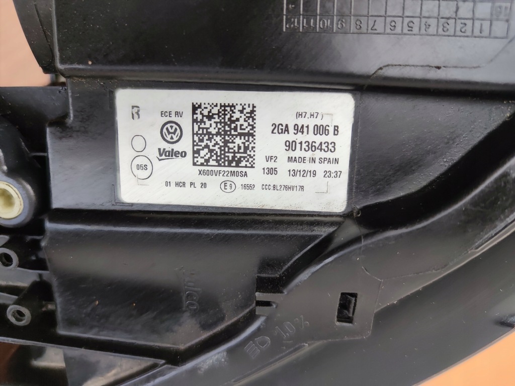 фото №7, Vw t-roc права лампа перед фара звичайний