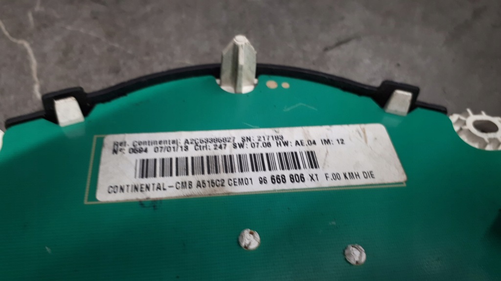 фото №10, 96668806 счетчик приборная панель citroen c3 ii 1.4hdi