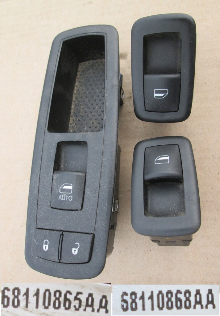 фото №12, Chrysler town country 11- панель стекло задняя перед окон левый правый caravan