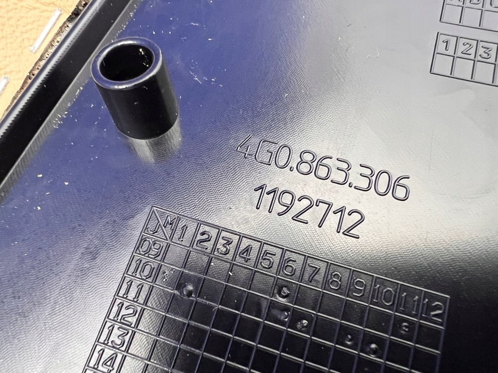 фото №7, Audi a6 a7 c7 4g захист тунель обшивки шкіра 4g0863305 4g0863306