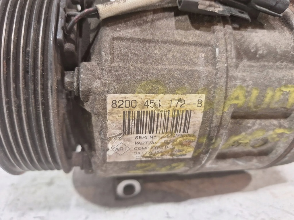 фото №6, Компресор кондиціонера valeo 8200451172 renault espace iv 2.0 dci 06-