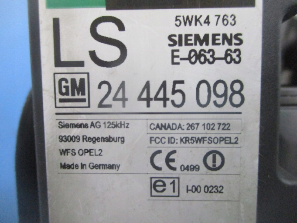 фото №5, Opel corsa c 00-03 замок запалювання 90589313 +2 ключі +петля імобілайзер