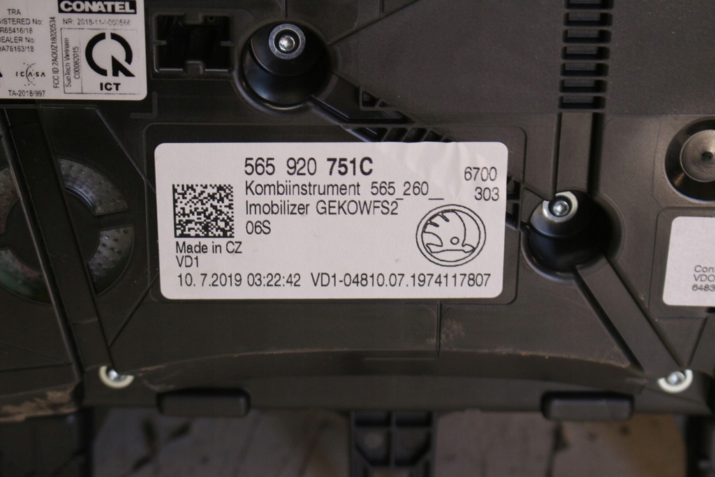 фото №8, Лічильник прилади 565920751c skoda kodiaq 2.0 tdi