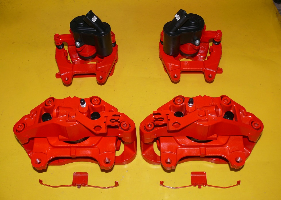 фото №12, Супорти скоба лівий правий перед задня audi a6 c6 s6 347/30 330/20mm 04-11r.