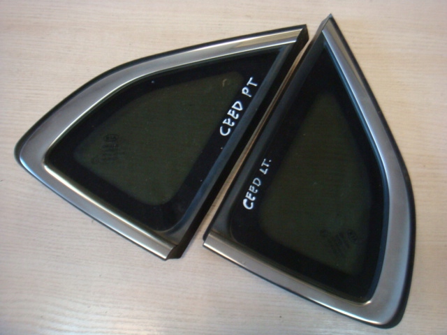 фото №1, Kia ceed ii 12- скло задня ліва права 5 двері хром