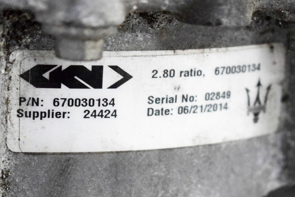 фото №6, Maserati ghibli m157 задній диференціал 2.80 670030134 3.0diesel 202kw 2015