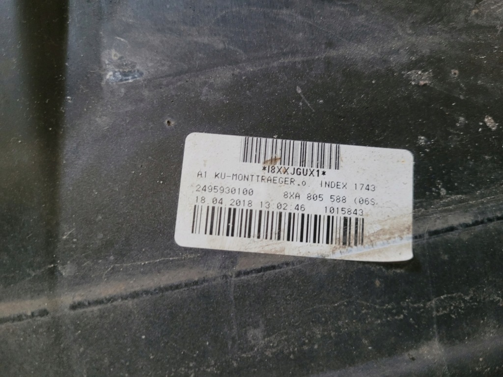 Audi a1 8xa lift pas передний усилитель передний балка бампера 8xa805588 Цена