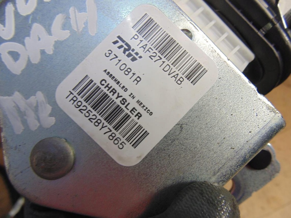 фото №3, Pas безопасности задняя iii ряд chrysler voyager v