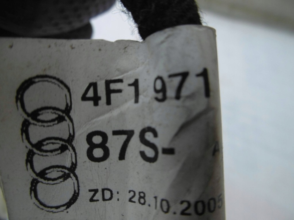 фото №5, Audi a6 c6 джгут двері лівий задня 4f1971687s