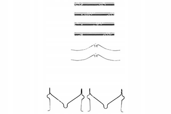 Delphi набір mont. гальмівних колодок ham.mazda 323 Ціна