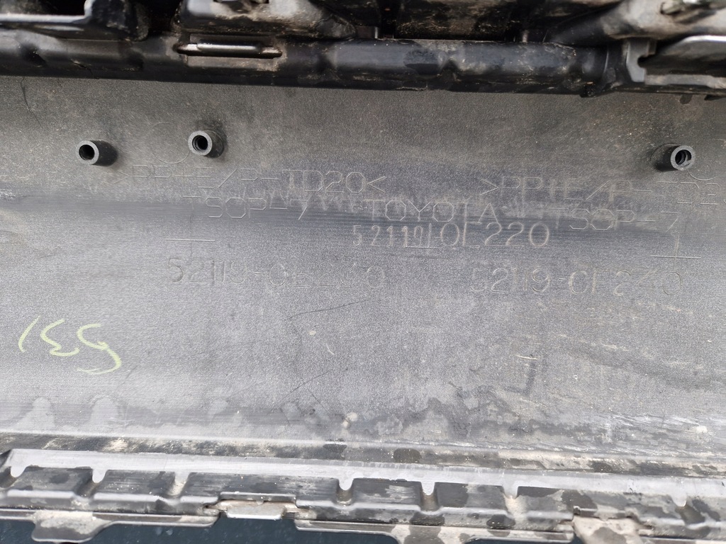 фото №14, Toyota highlander iii xu50 2013- бампер перед