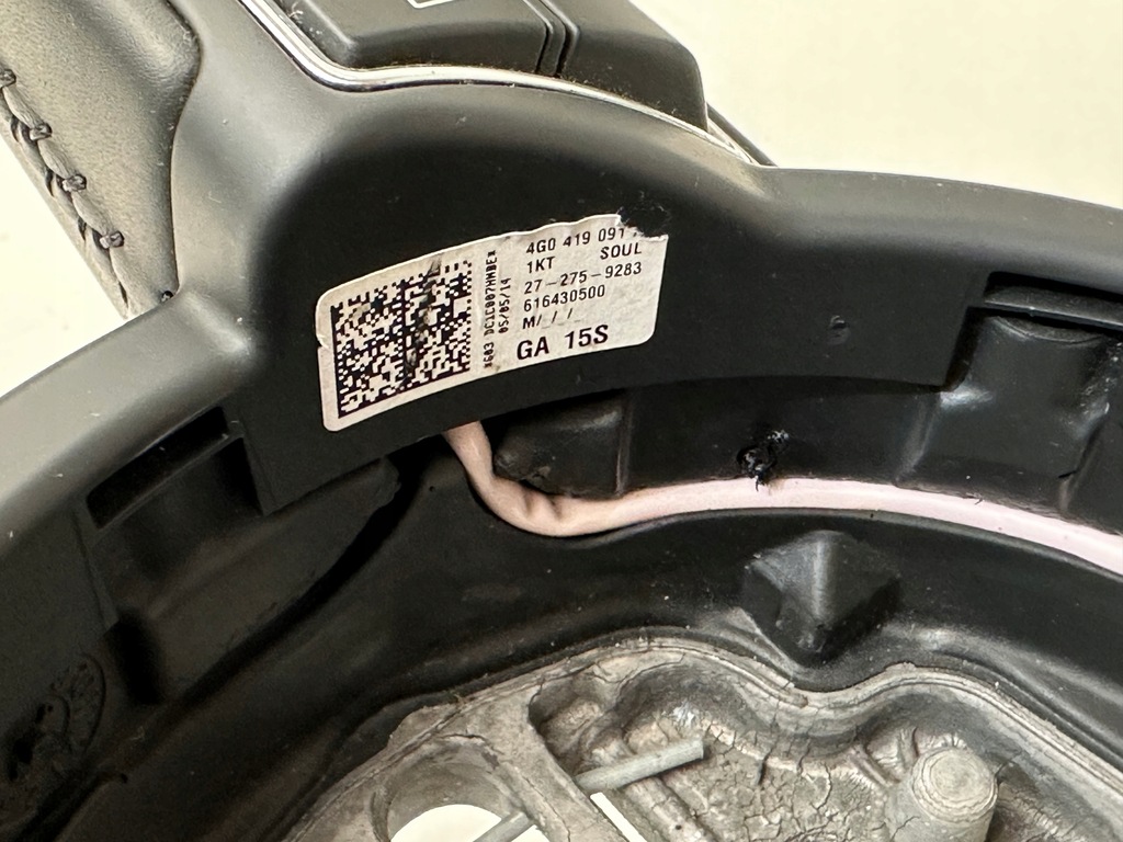 фото №6, Повітропровід audi a1 8x шкіряний шкіра мультифункція 4g0419091