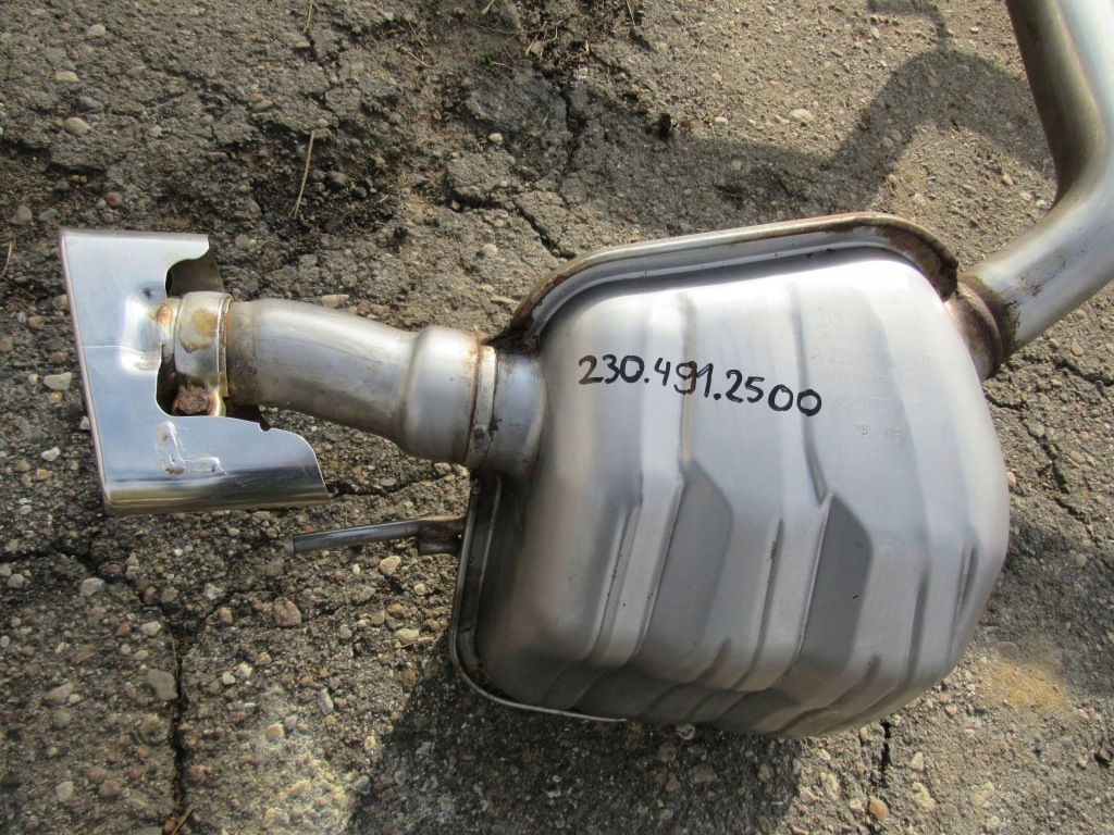 фото №8, Kompletny система випускний mercedes-benz sl r230 230 a2304912500